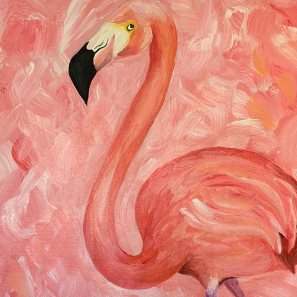 Фламинго Фламинго акрилом