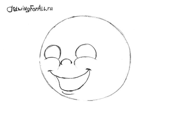 Рисунок Колобок карандашом для срисовки