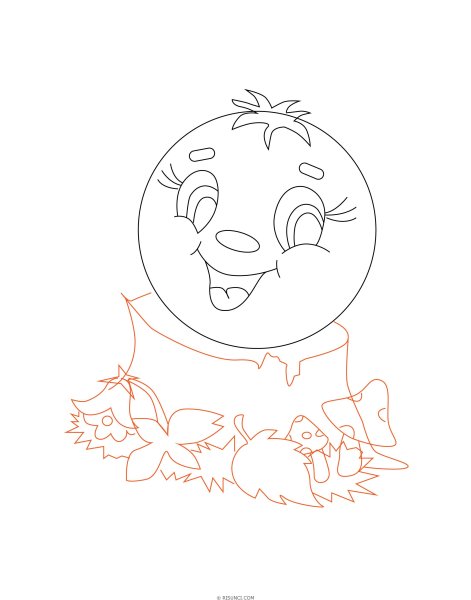 Колобок рисунок