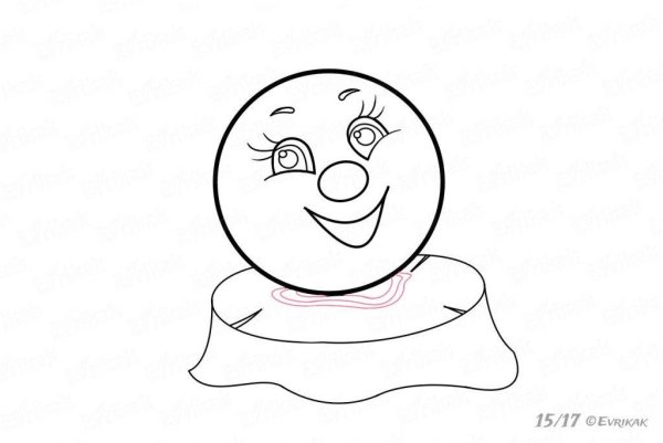 Колобок карандашом