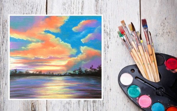 Легкая картина для рисования