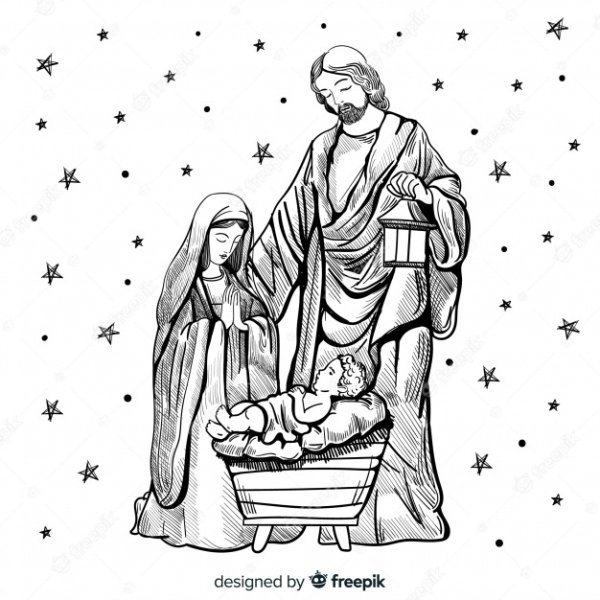 Новогодний домик раскраска