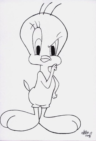 Мультяшные рисунки карандашом