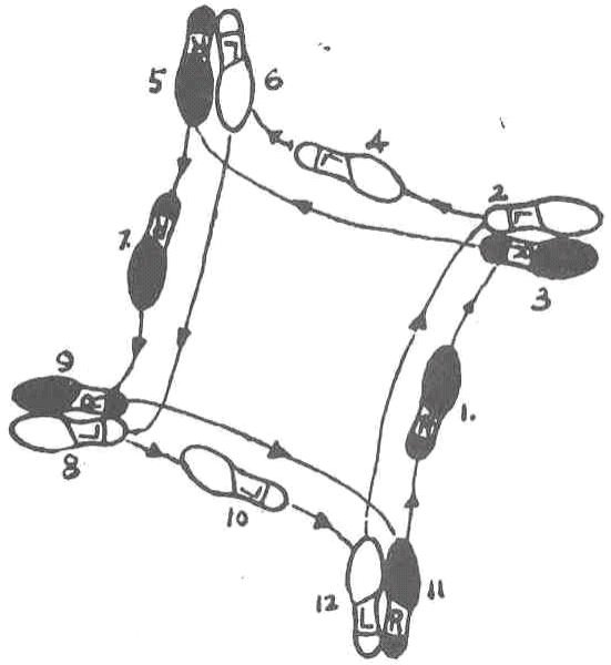 Венский вальс схема шагов