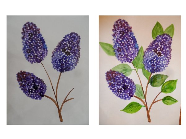 Рисование ватными палочками