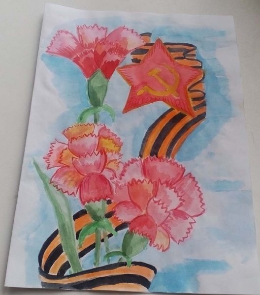 Рисование на тему подарок ветерану