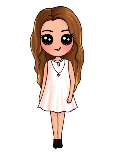 Милые мультяшные девочки