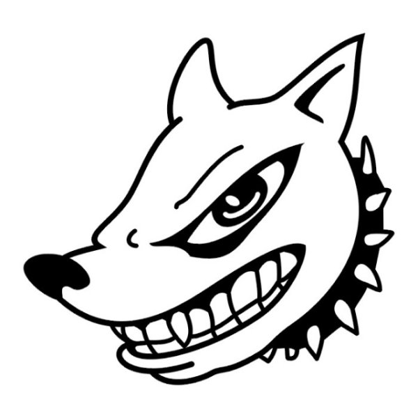 Злая собака эскиз