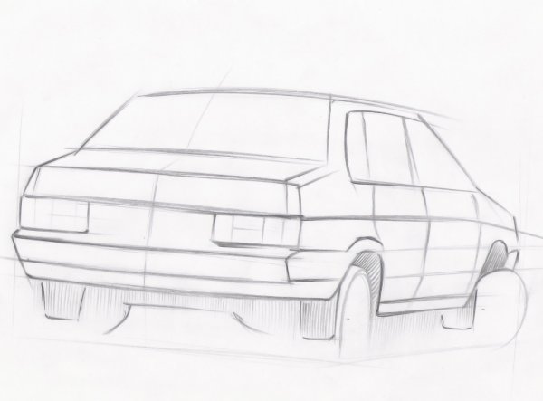 Зарисовки машин