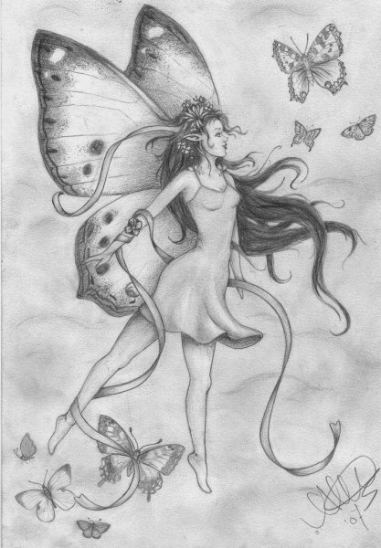 Тинкербелл Фея рисунок