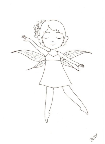 Фея карандашом для детей