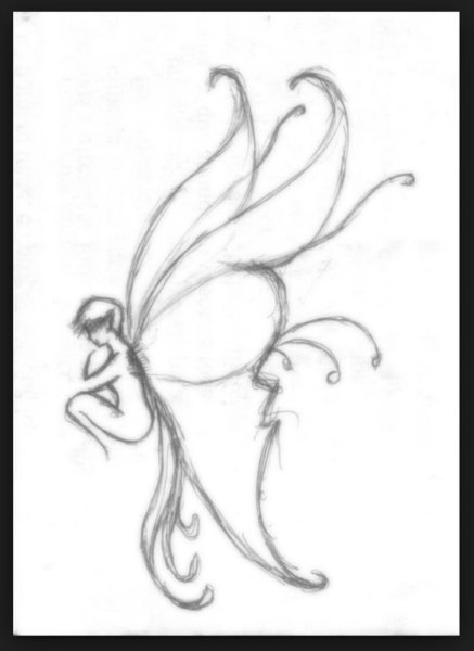 Фея в мультяшном стиле