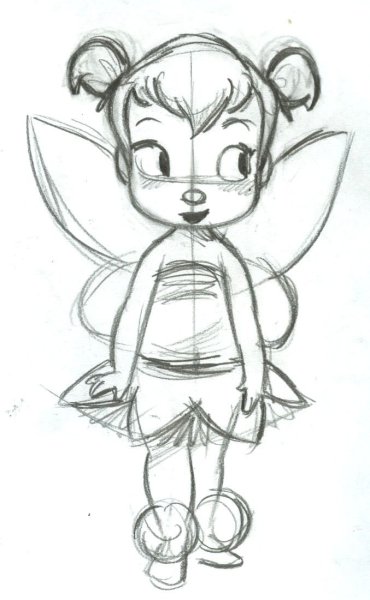 Рисунки для срисовки феи