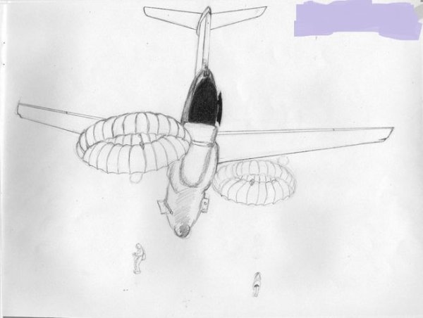 Десантник рисунок карандашом