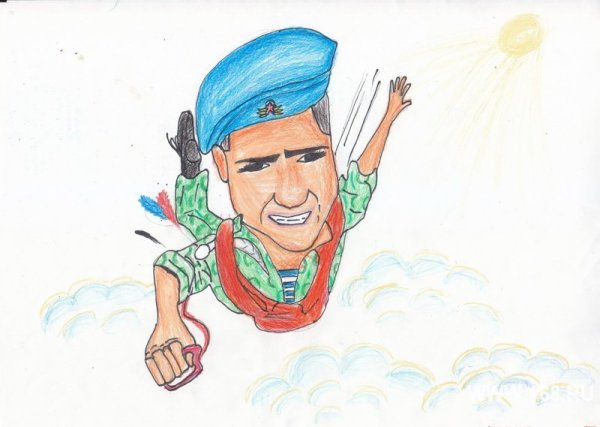 Нарисовать десантника