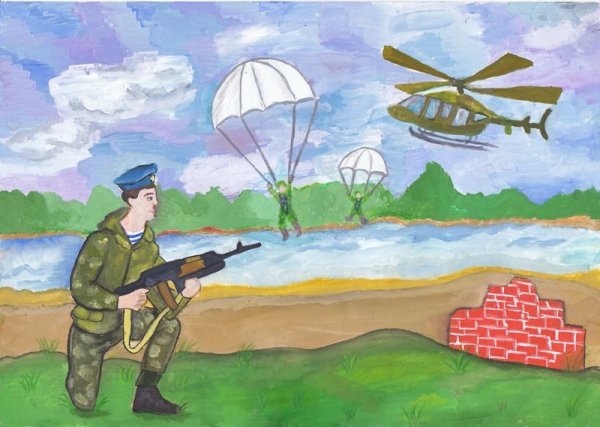 Конкурс рисунков ВДВ