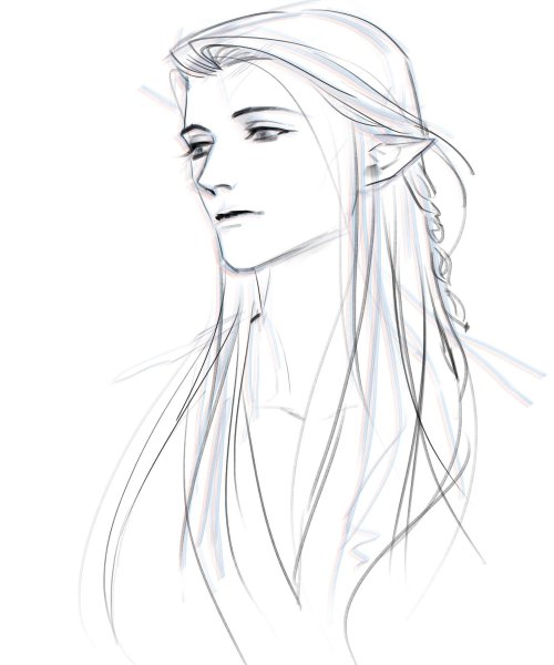 Эльфийки для рисования