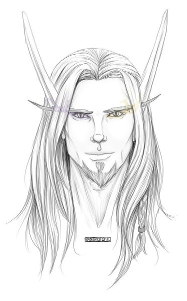 Эльфийки для рисования