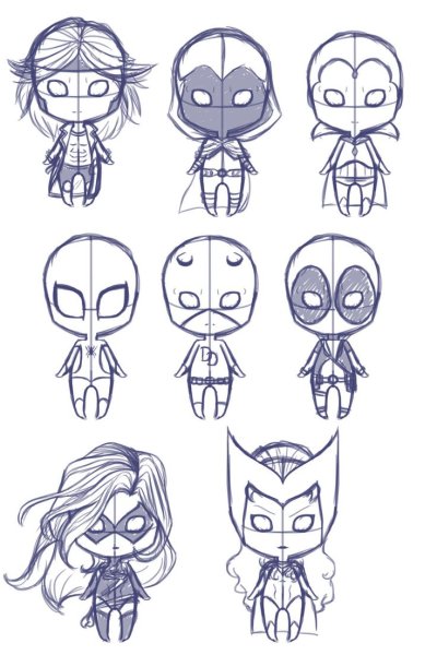 Лёгкий стиль рисования Чиби