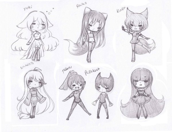 Чиби стиль рисования для начинающих