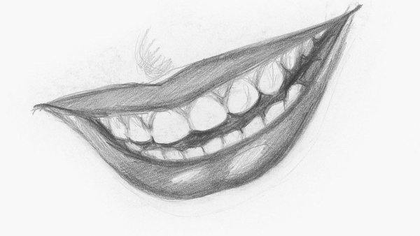 Улыбка рисунок