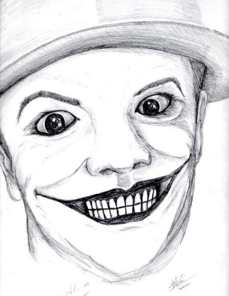 Улыбка нарисованная