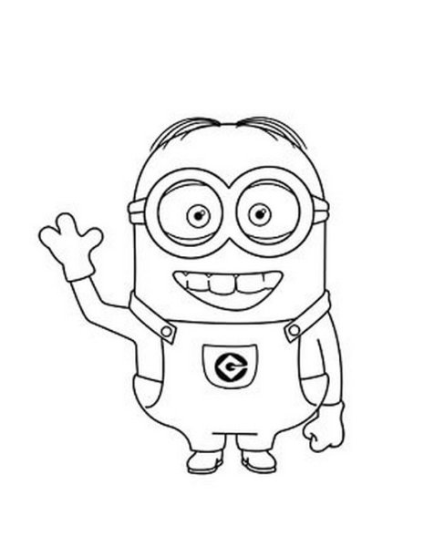 Миньон рисунок карандашом