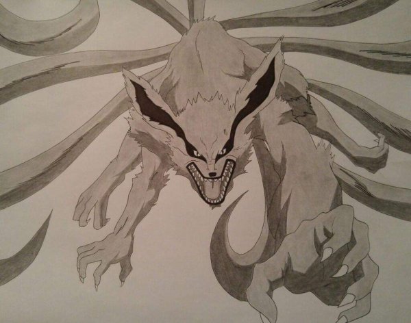 Курама нарисовать