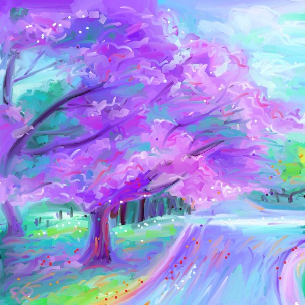 Картины масляной пастелью