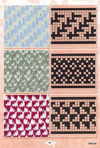 Ленивый жаккард Mosaic Knitting.