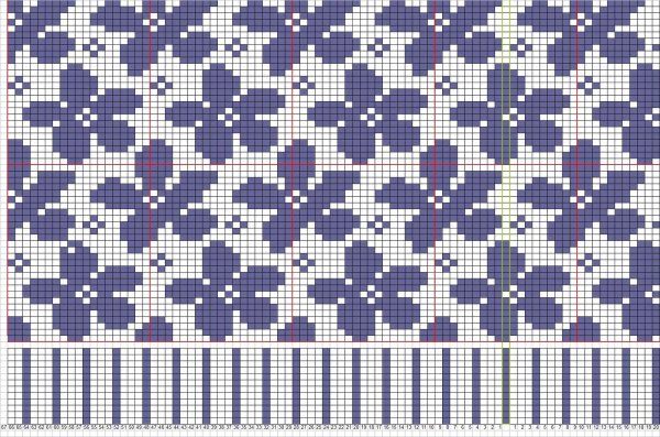 Ленивый жаккард шотландка