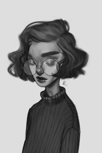 Простые диджитал иллюстрации