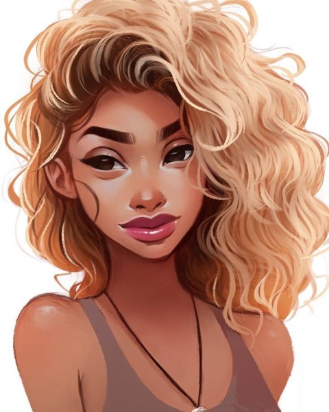 Портрет в мультяшном стиле