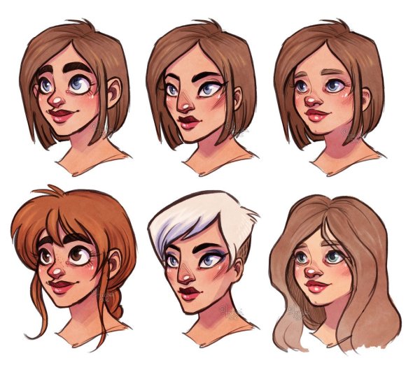 Стили рисования персонажей