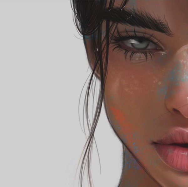 Procreate портреты Джулия Разумова арт