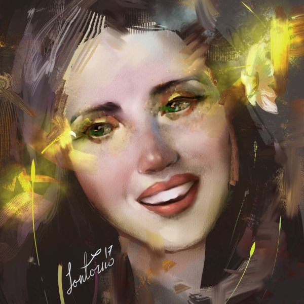 Портрет маслом диджитал