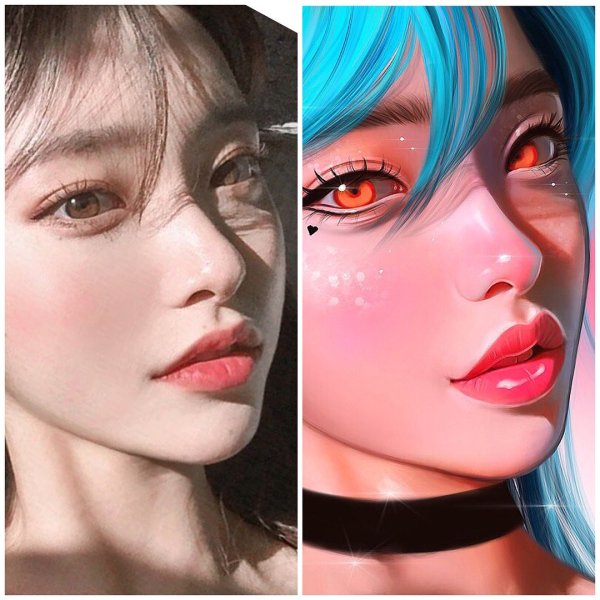 Реалистичный портрет в прокриэйт