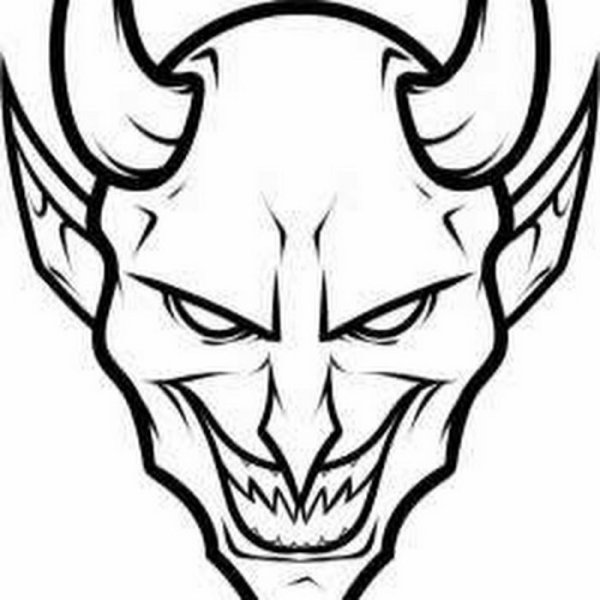 Демон срисовка легко