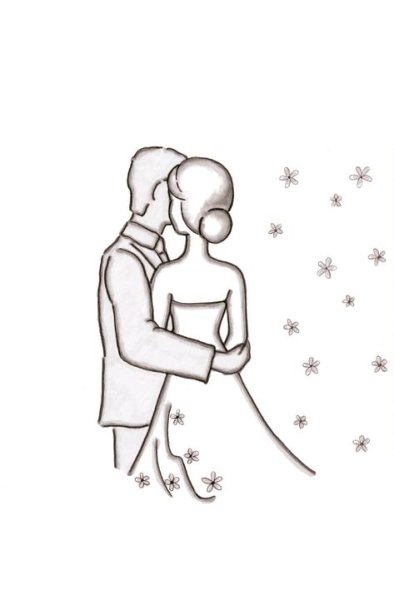 Рисунок на годовщину свадьбы