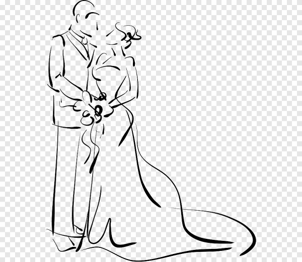 Свадьба рисунок