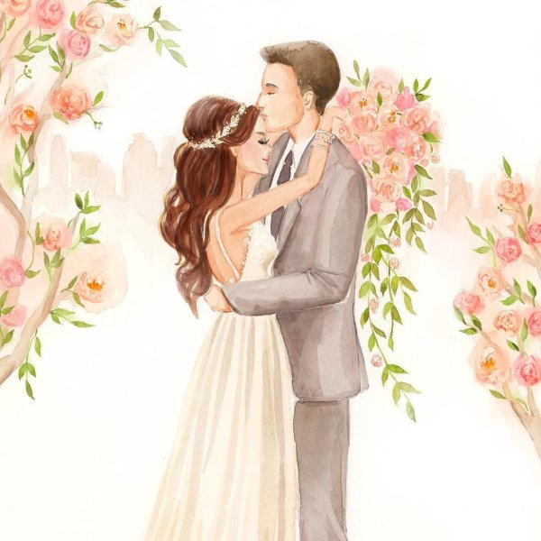 Нарисовать свадьбу
