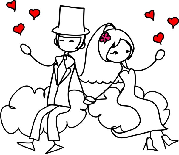 Свадебные рисунки карандашом прикольные