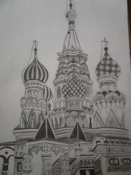 Кремль карандашом