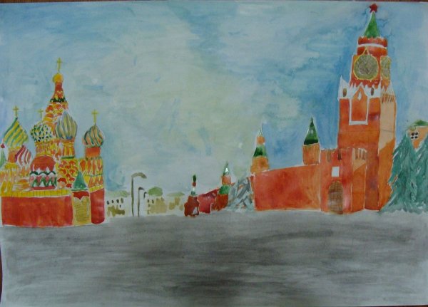 Кремль для рисования