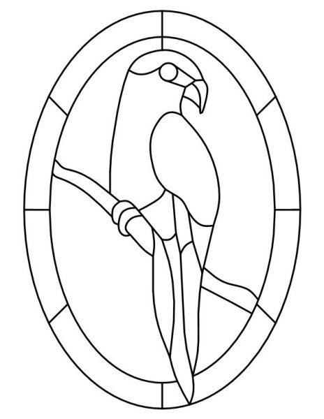 Витраж рисунок на бумаге