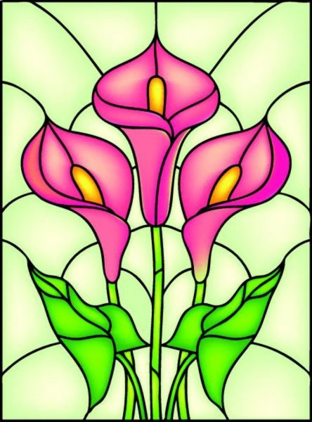 Эскиз витража легкий