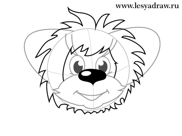 Мордочка львенка