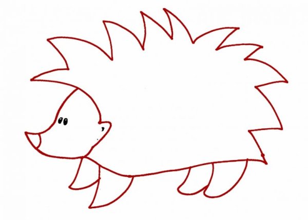 Рисование Ежик