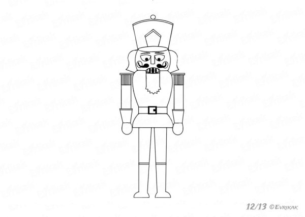 Щелкунчик рисунок