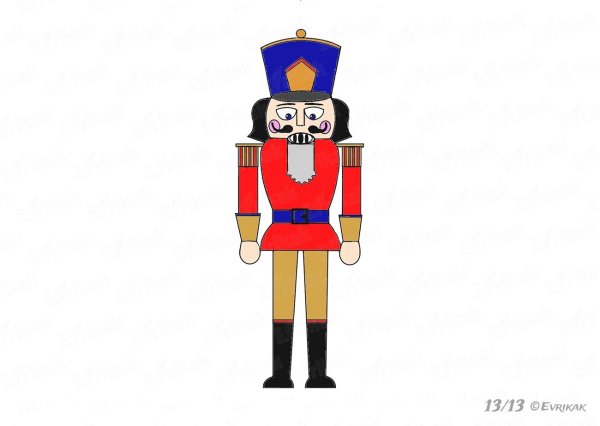 Щелкунчик рисунок для детей